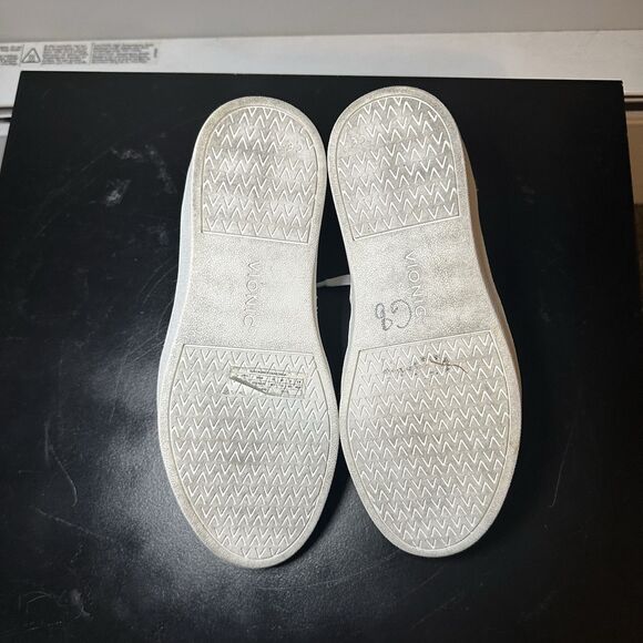 Vionic Womens Size 8.5 Wide Elise White Casual Leather Sneakers - Picture 12 of 16